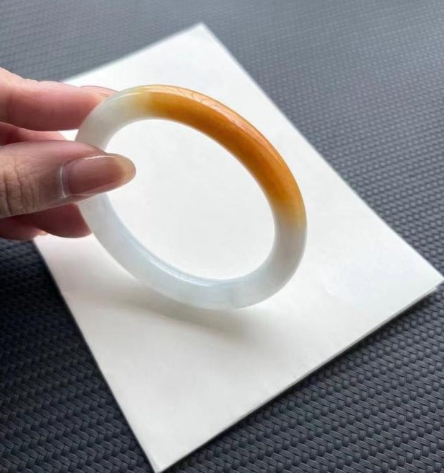 冰飄黃翡貴妃手鐲