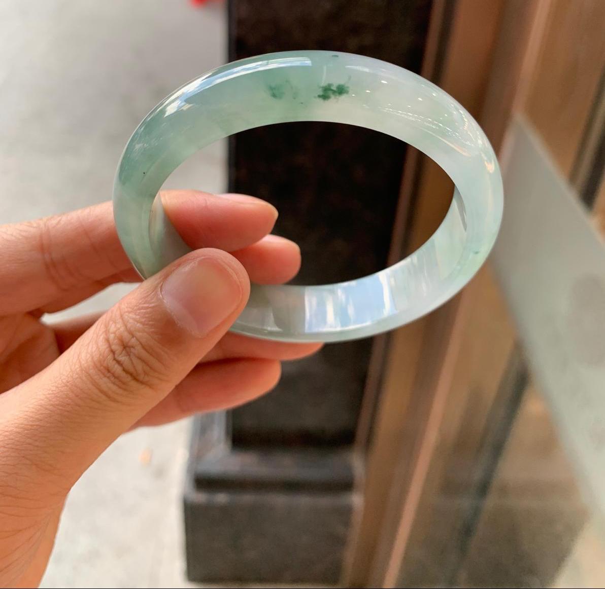 陽綠飄花平安鐲