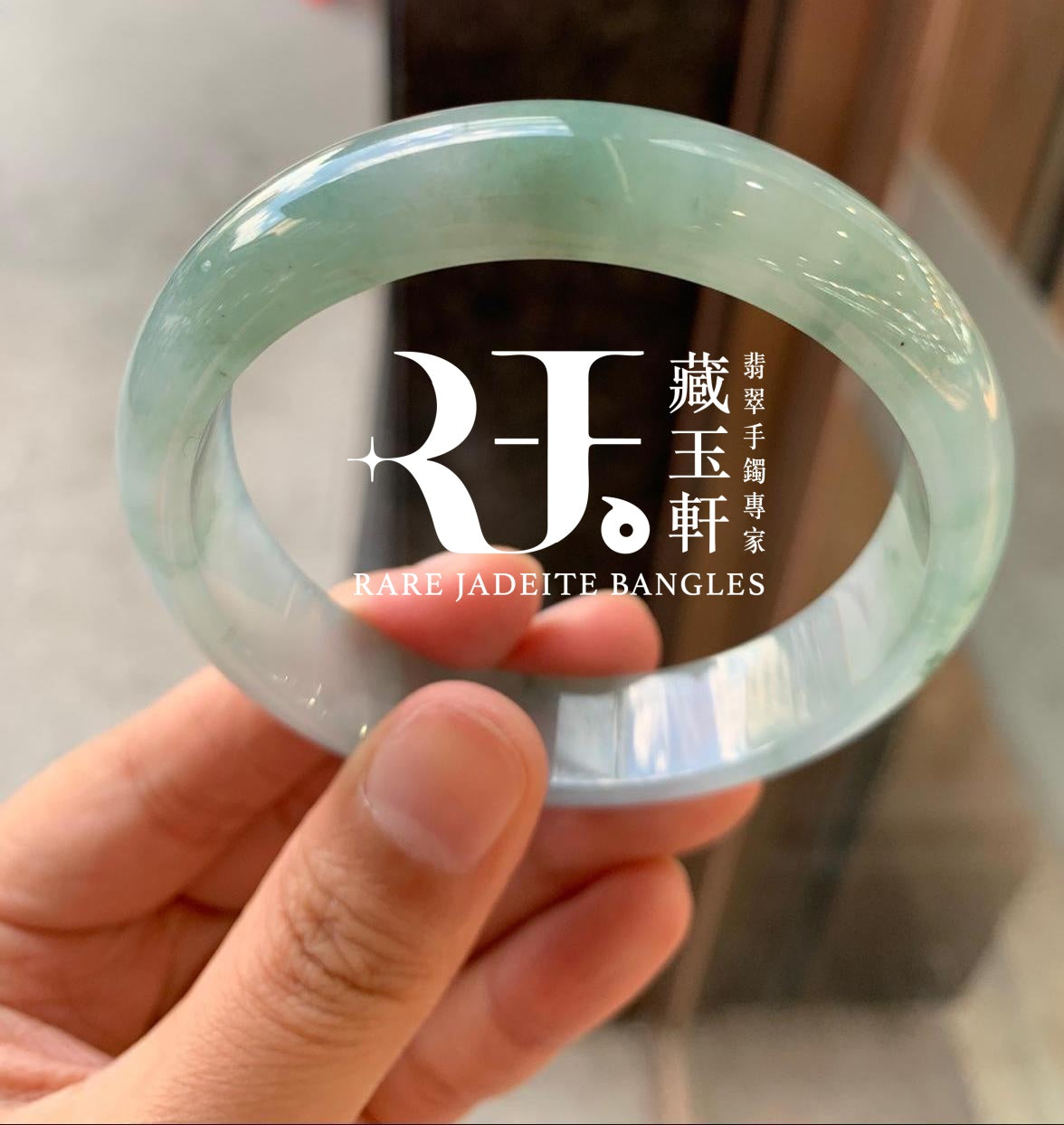 陽綠飄花平安鐲