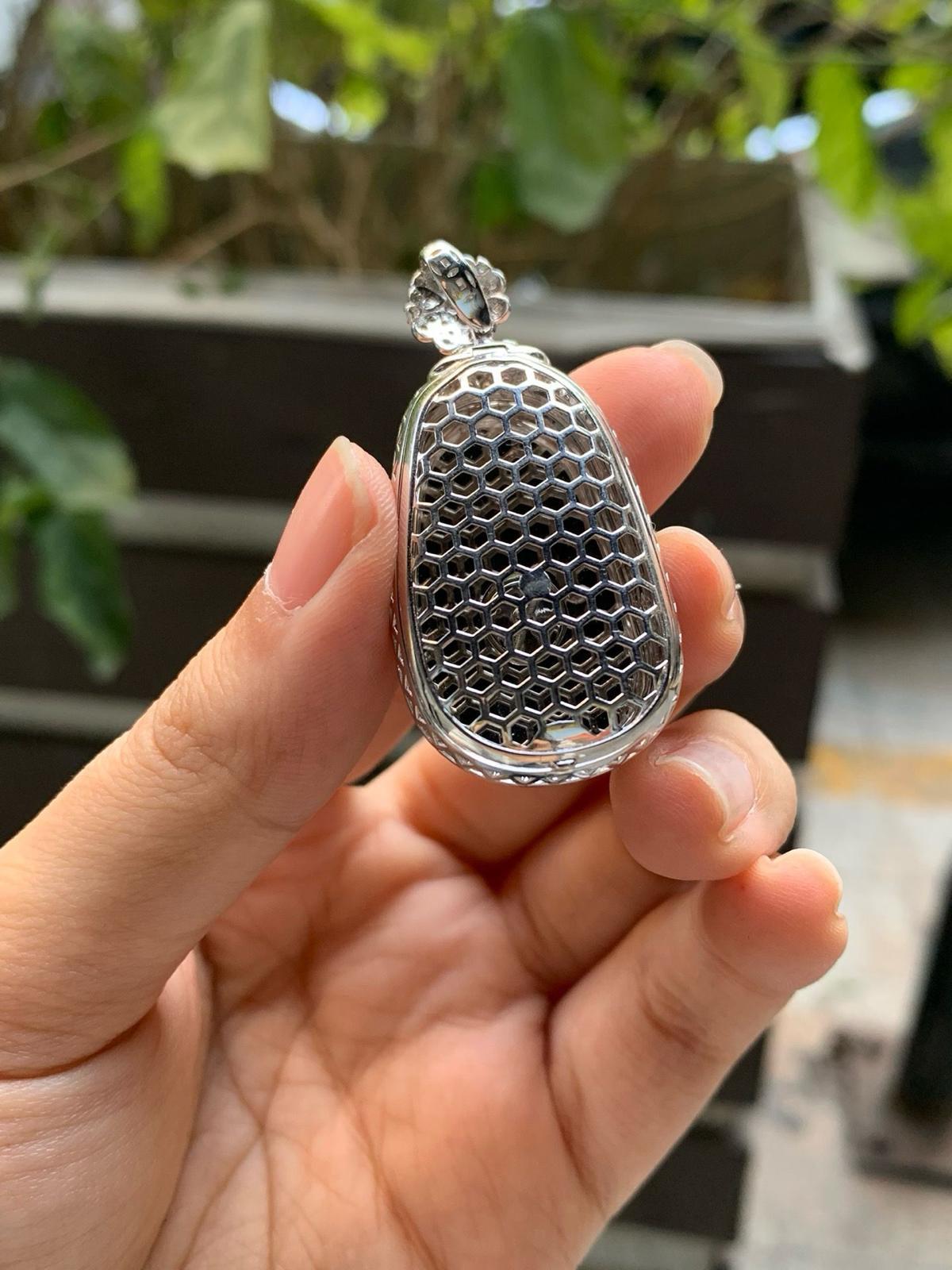 冰陽綠如意吊墜