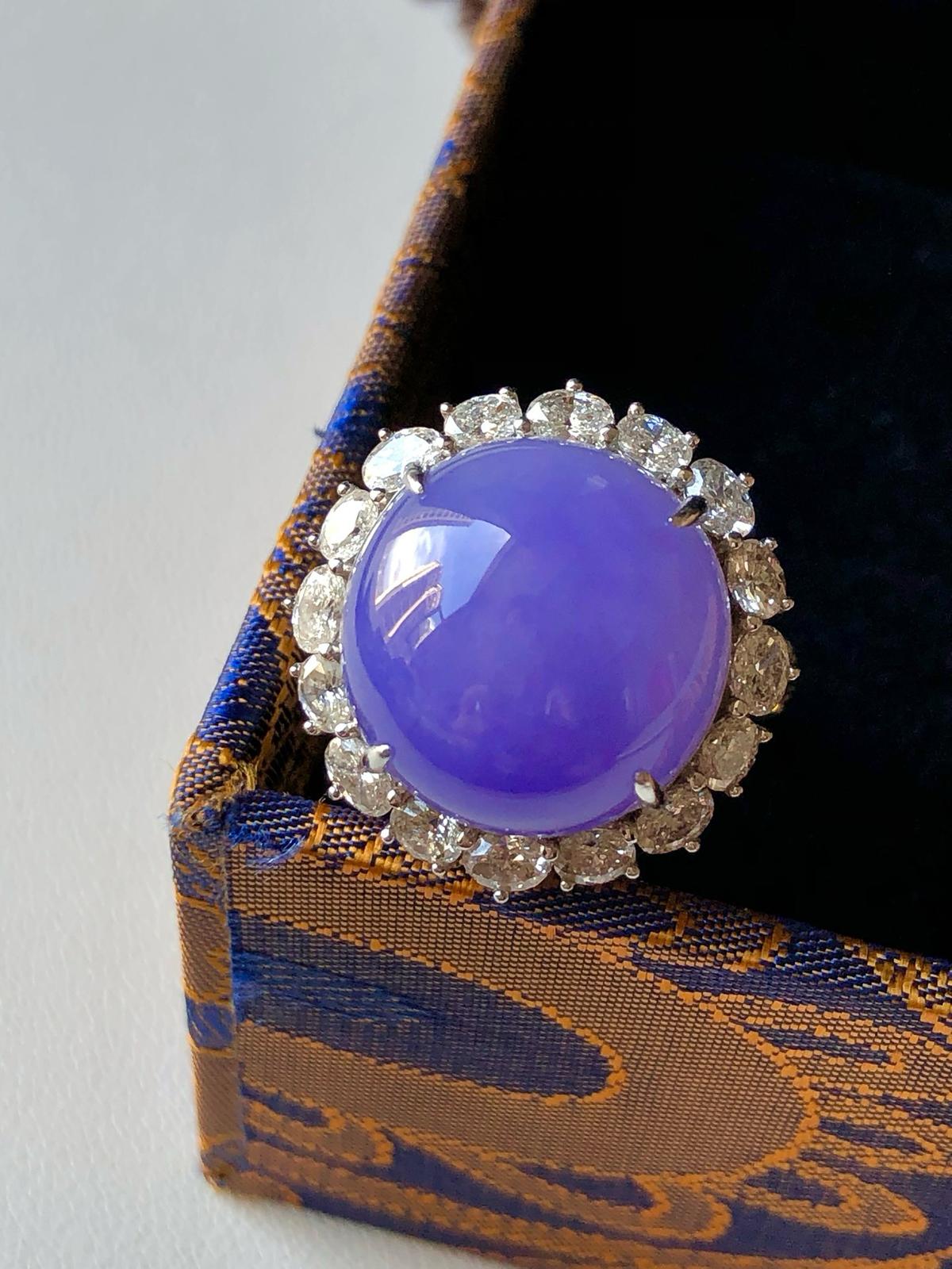 濃郁紫羅蘭蛋面兩用款