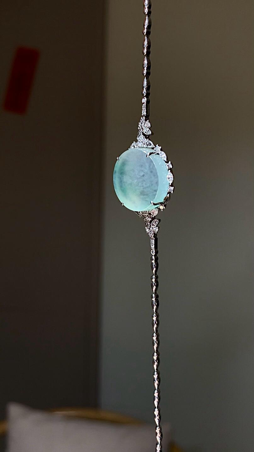 晴空藍圓牌手鍊