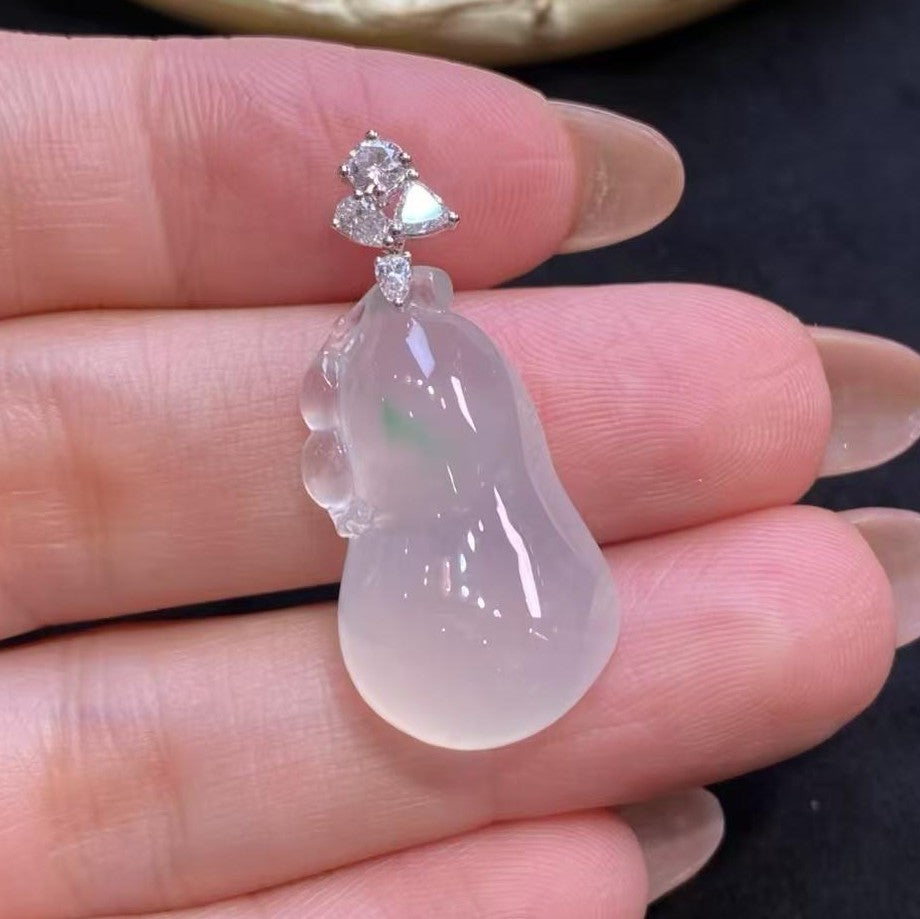 金絲翠福瓜吊墜