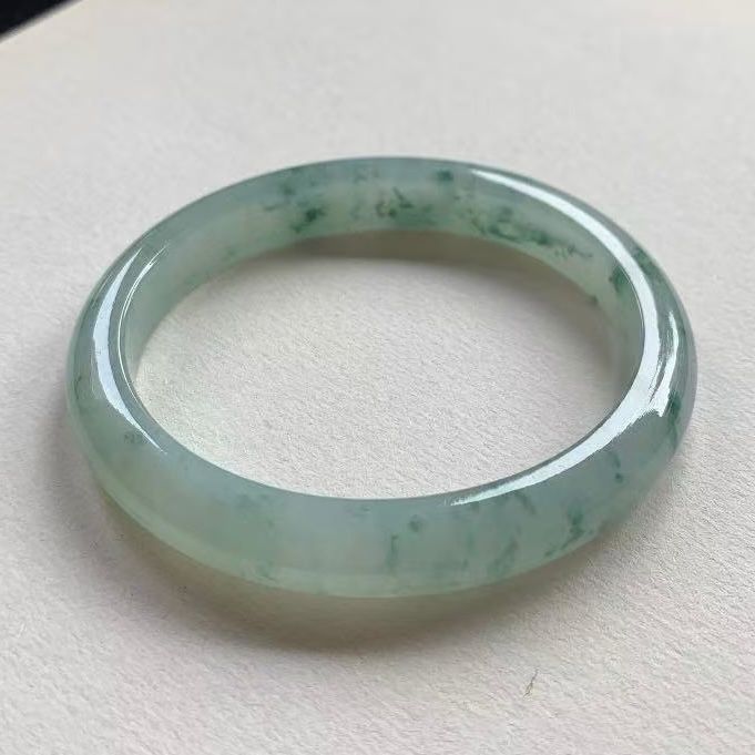 山水飄花貴妃鐲