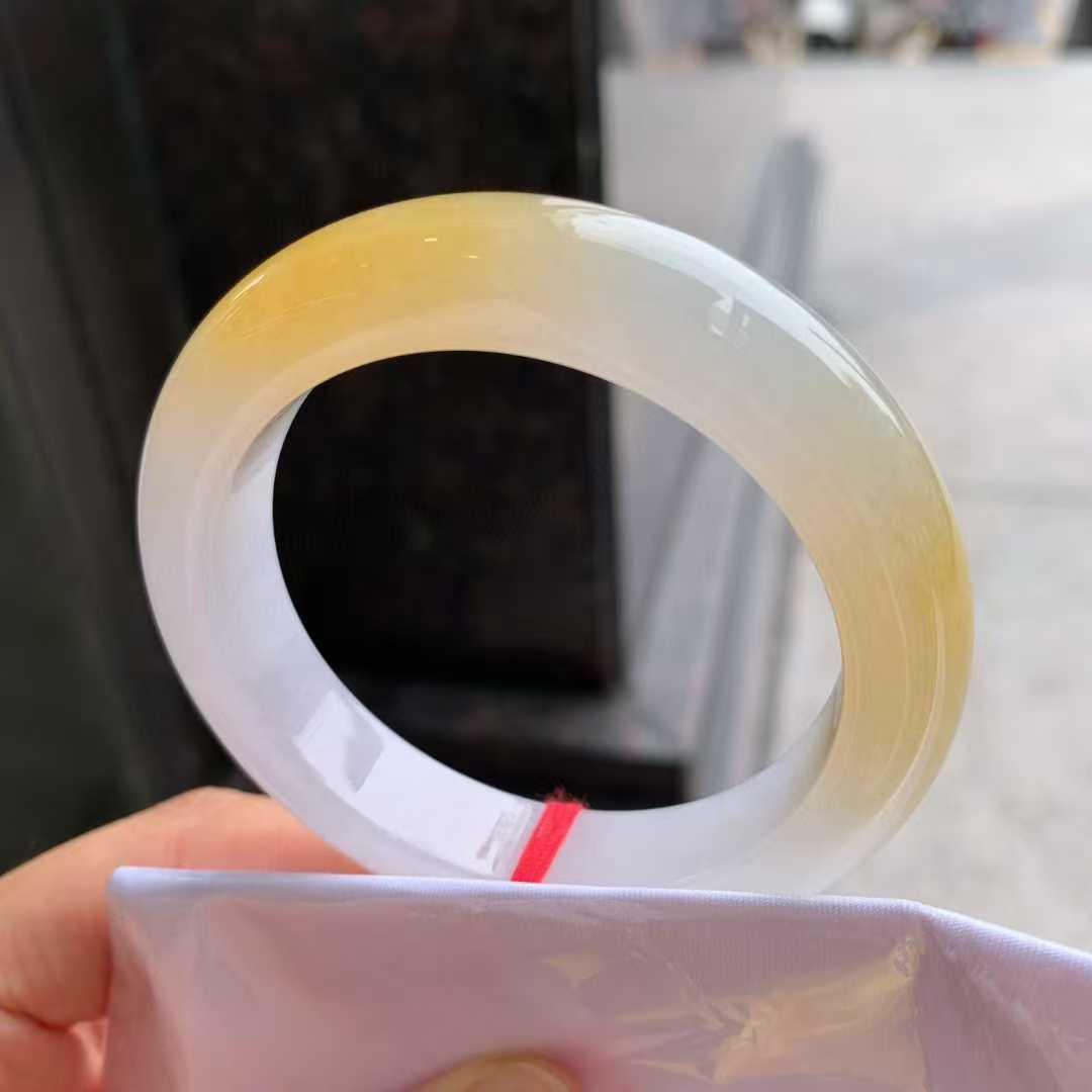 冰糖黃翡平安鐲