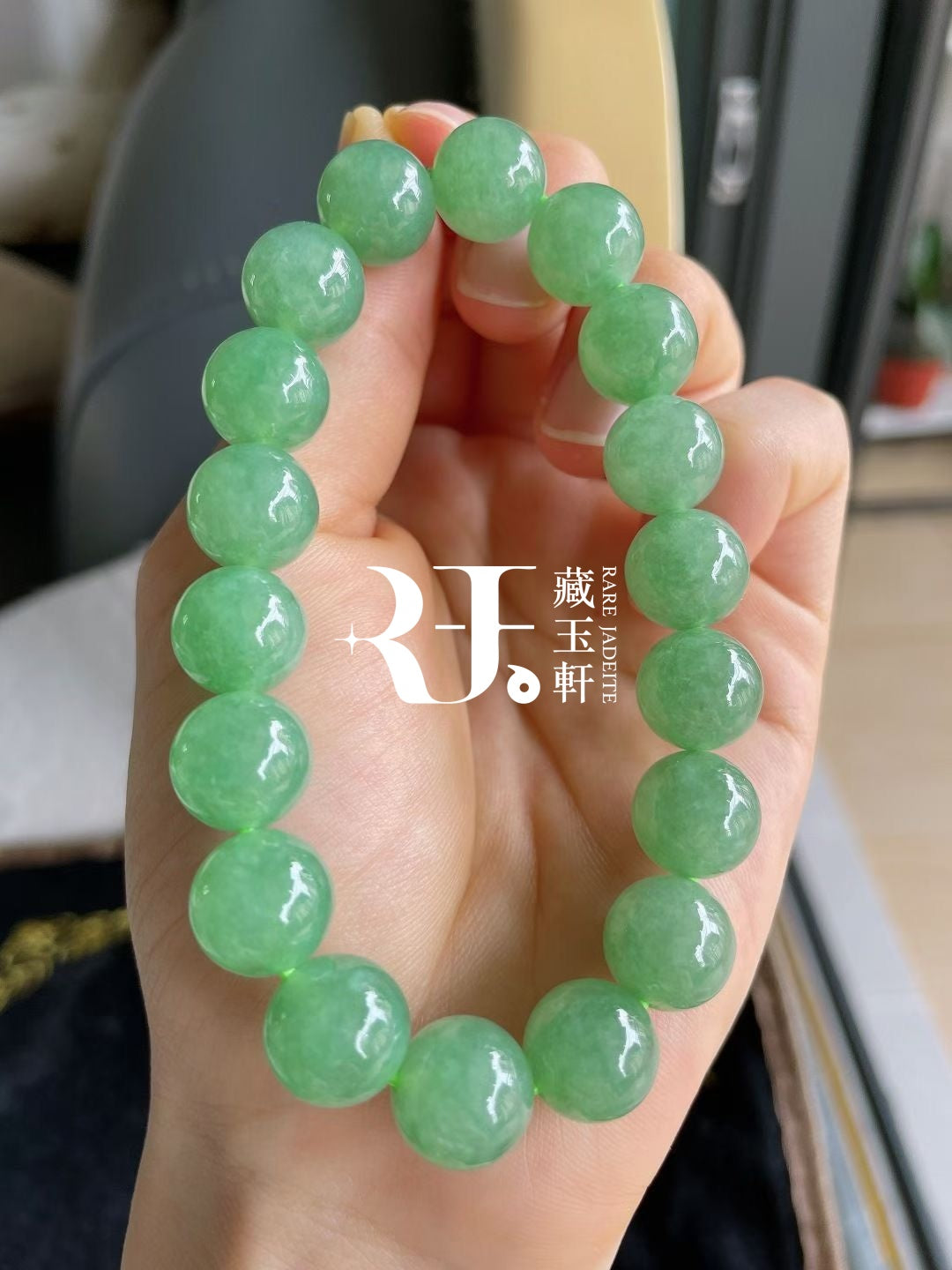 冰甜綠滿綠手串