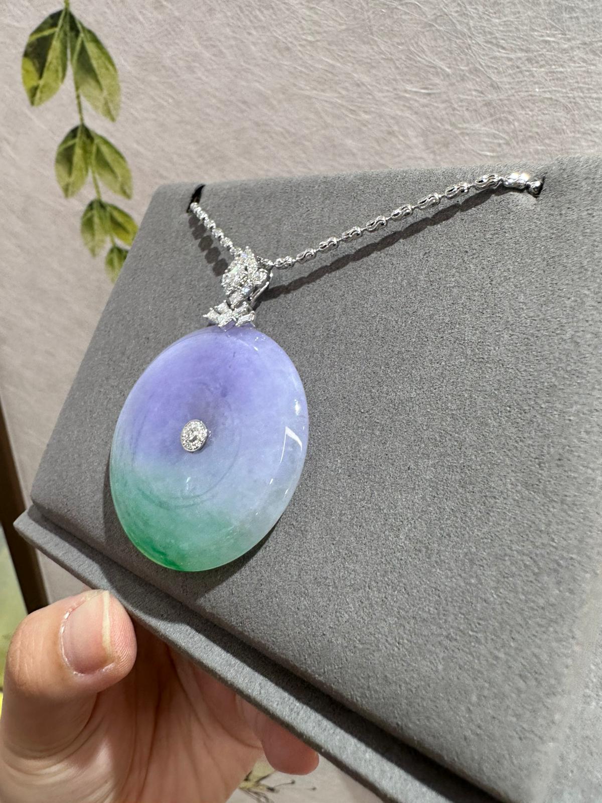 浪漫春彩平安扣