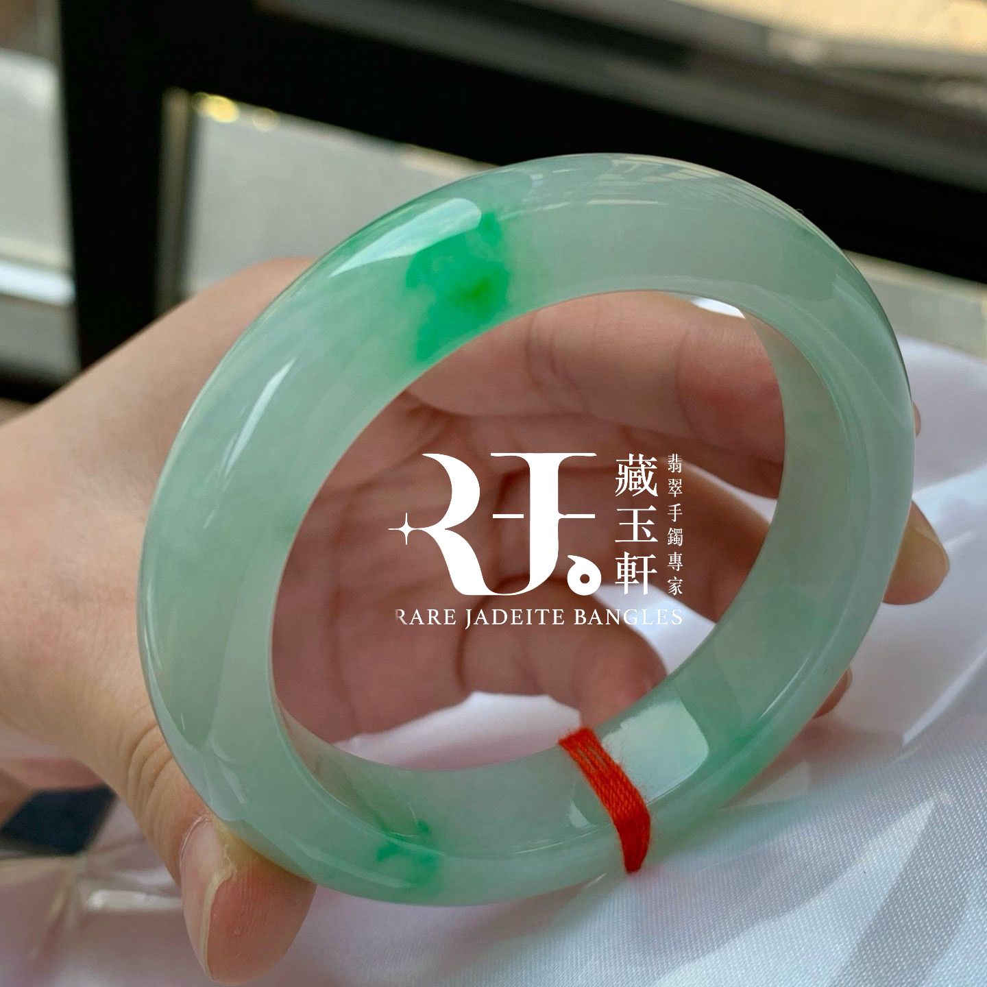 甜果綠飄花平安鐲
