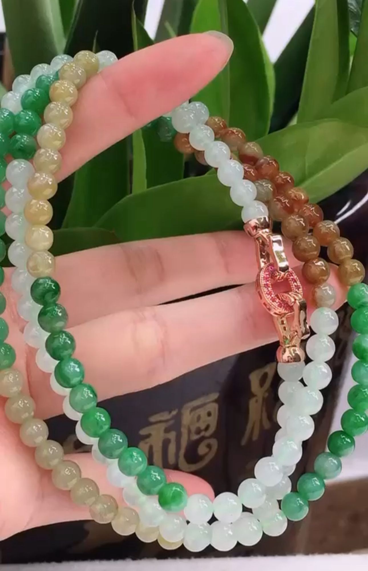 福祿壽圓珠項鍊