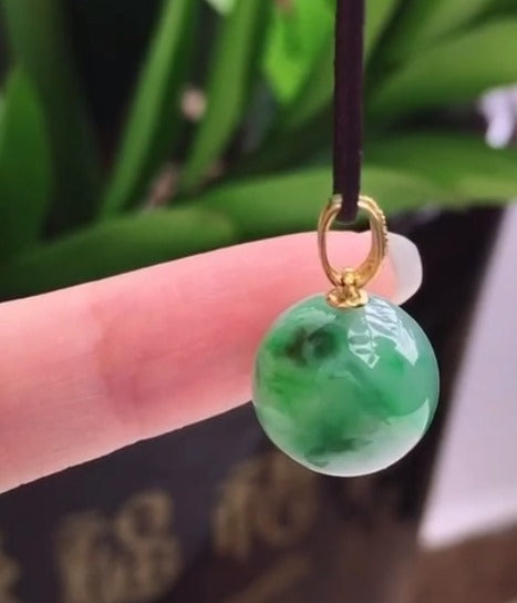 飄花圓珠吊墜