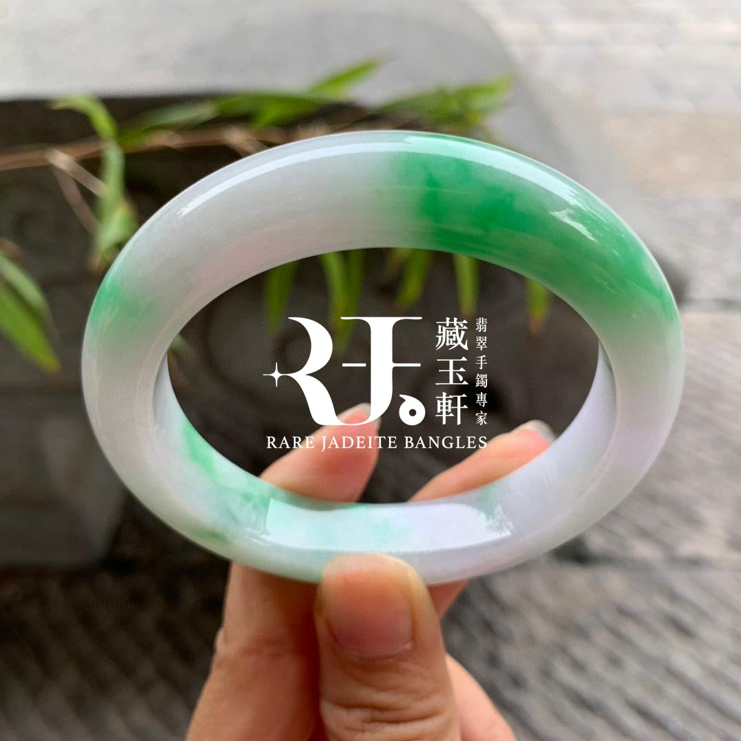細糯化陽綠平安鐲