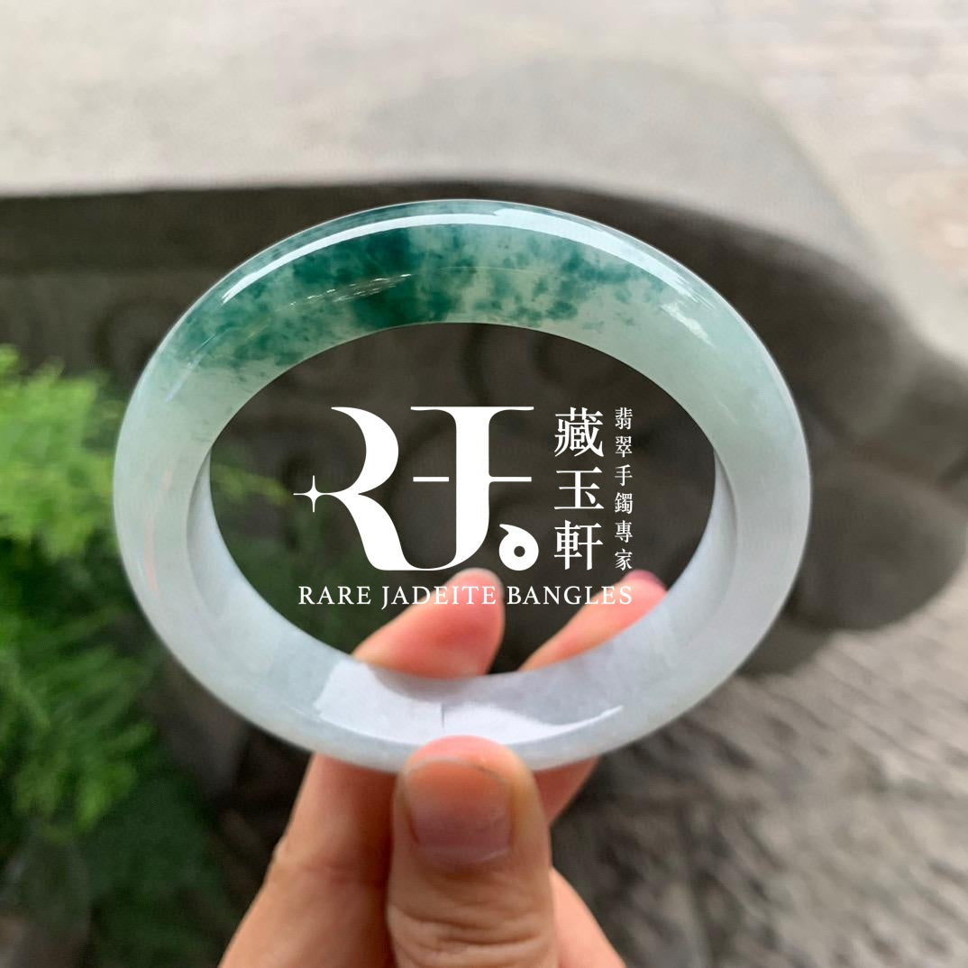 冰飄藍綠正圈手鐲