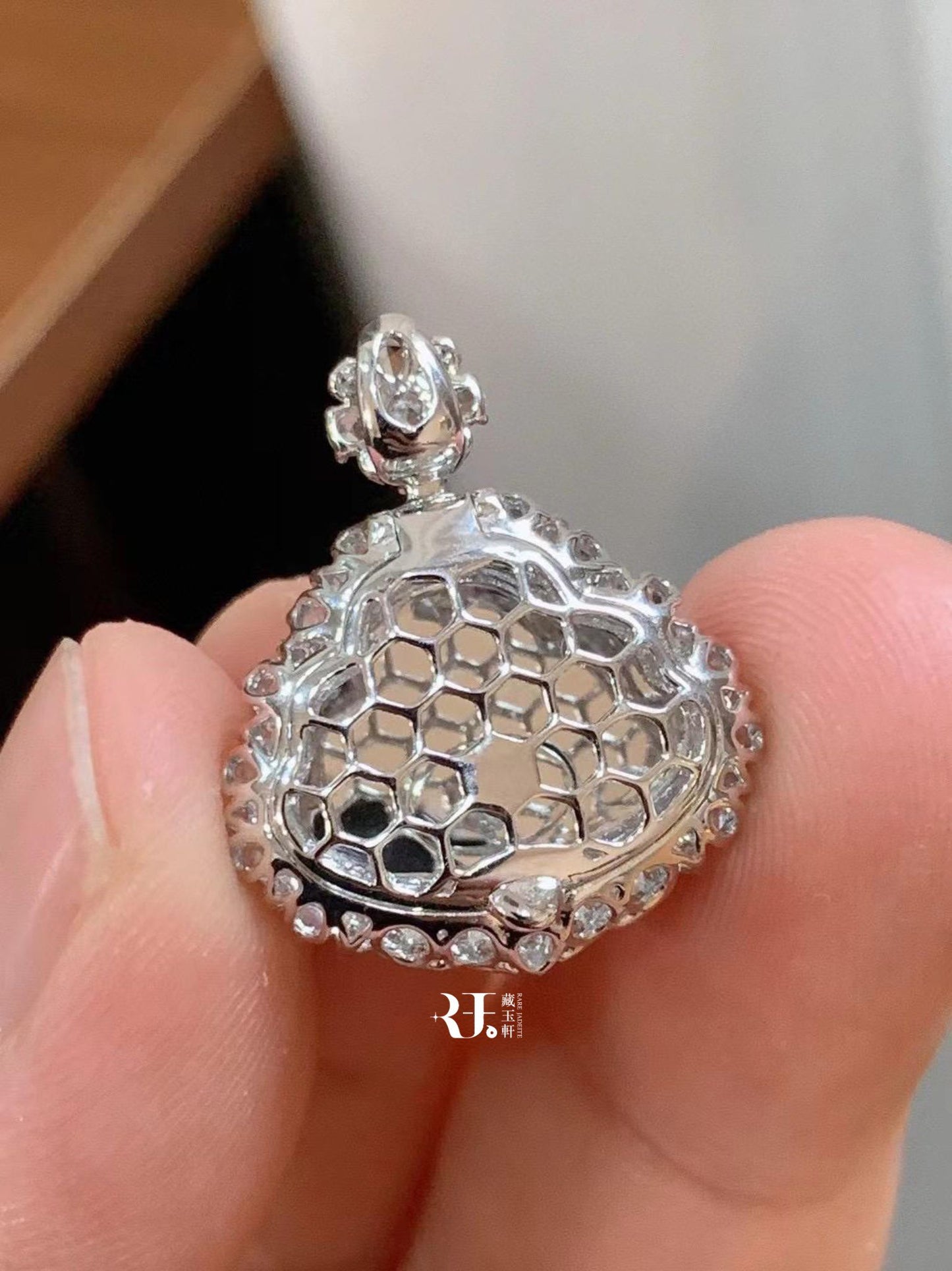 冰翠陽綠佛公吊墜