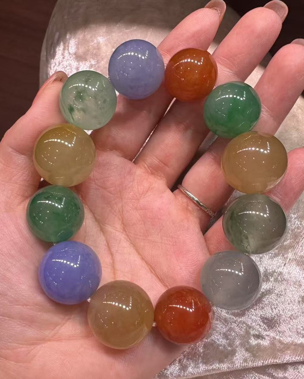 高端馬卡龍手串