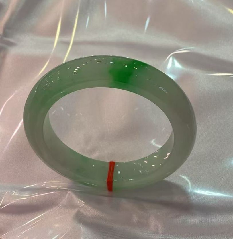 冰陽綠飄花平安鐲