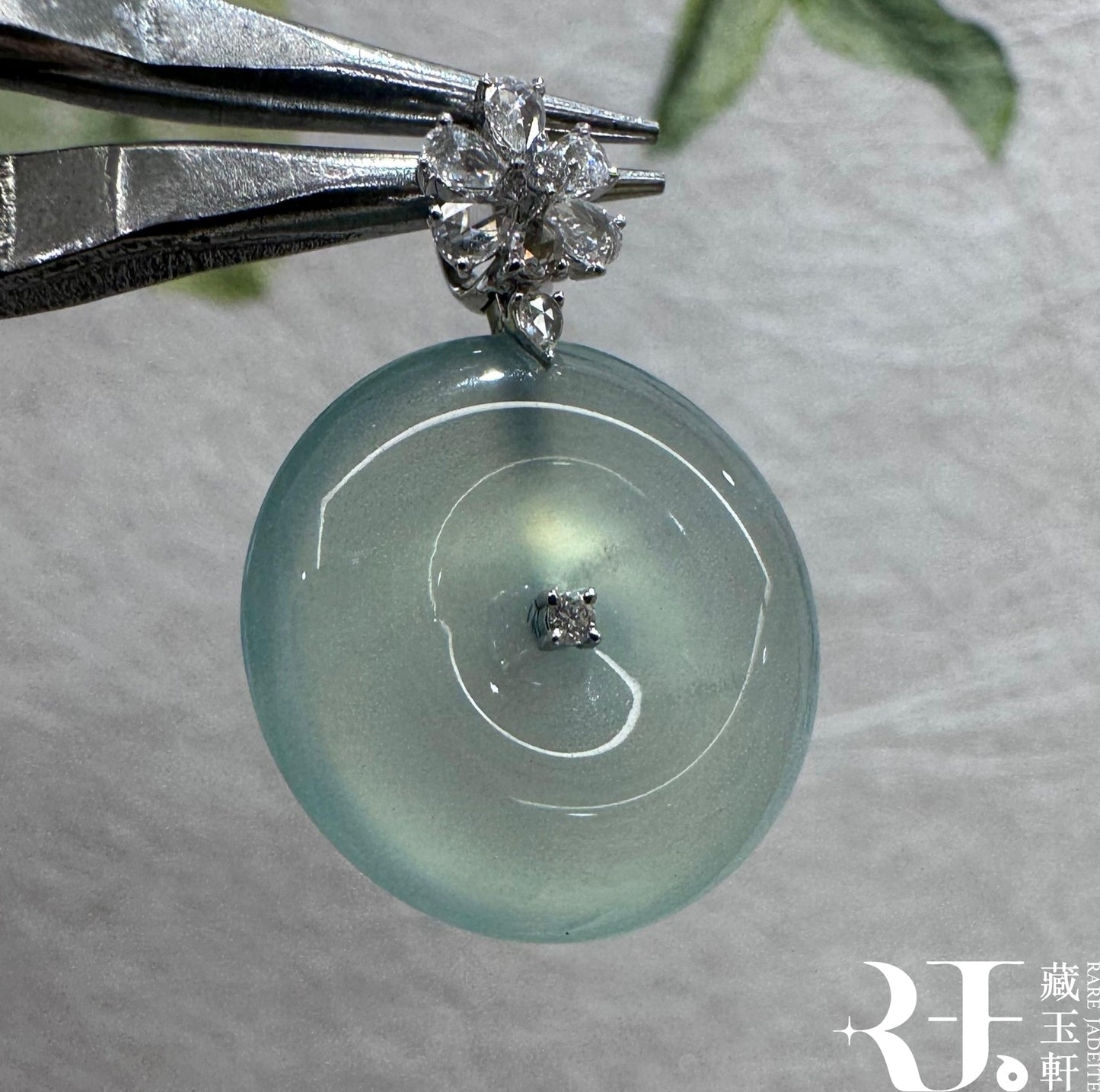 木那晴藍平安扣