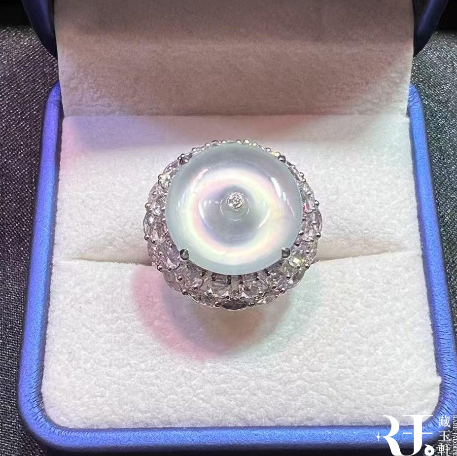 玻璃種平安扣手鍊兩用款