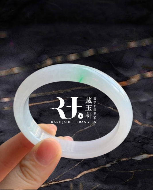 冰飄綠花貴妃鐲