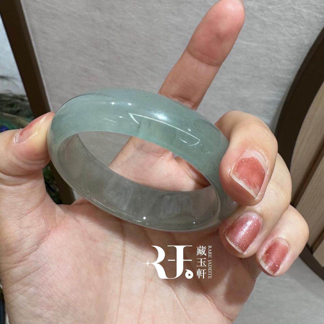 晴綠寬輪胎平安鐲