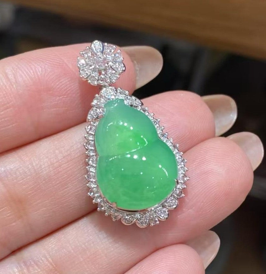 甜陽綠葫蘆吊墜