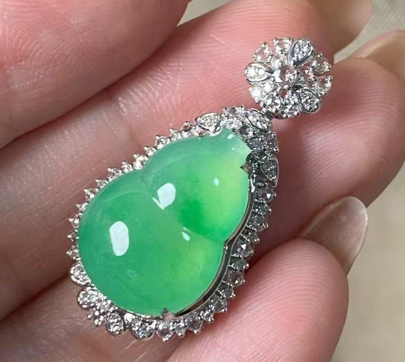 甜陽綠葫蘆吊墜