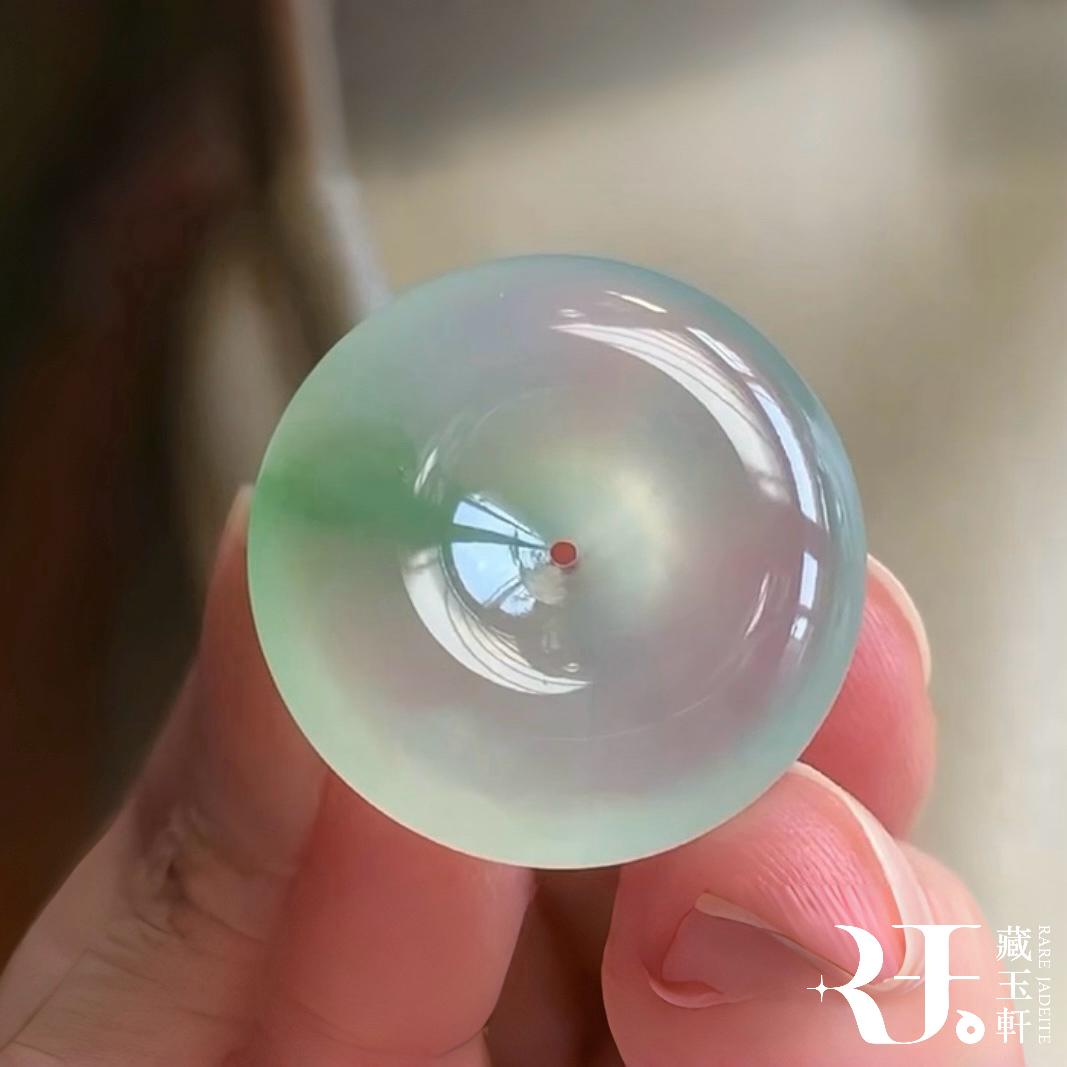 冰飄花平安扣翡翠