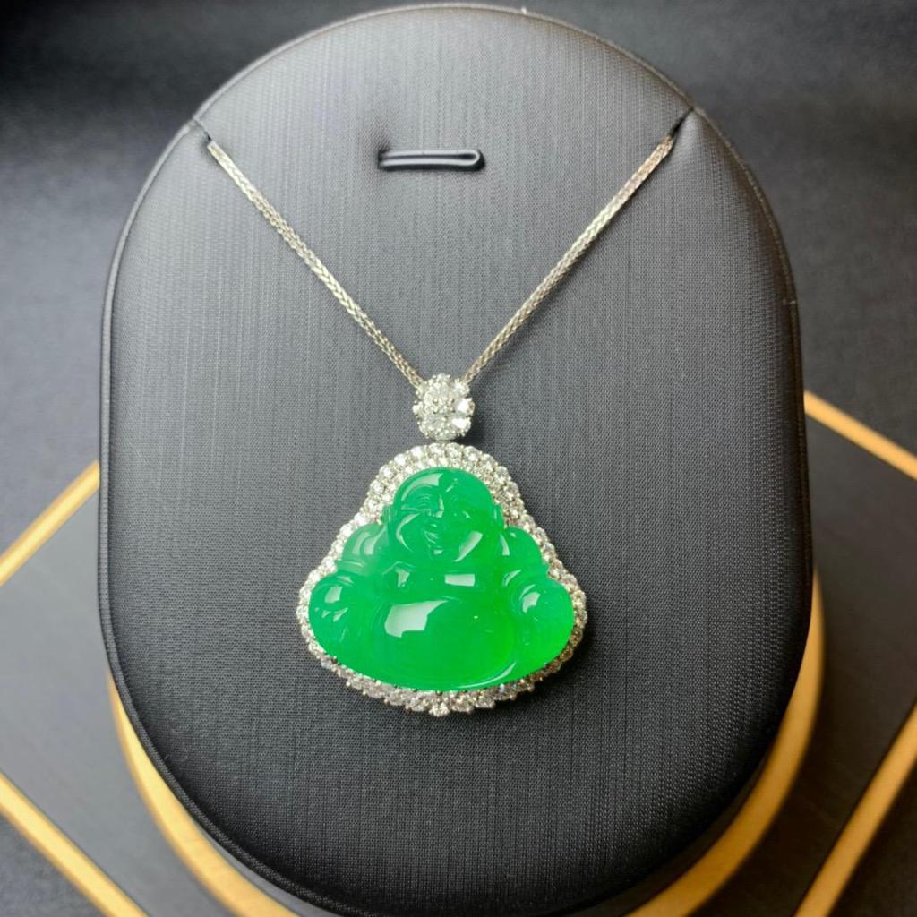 冰陽綠佛公吊墜