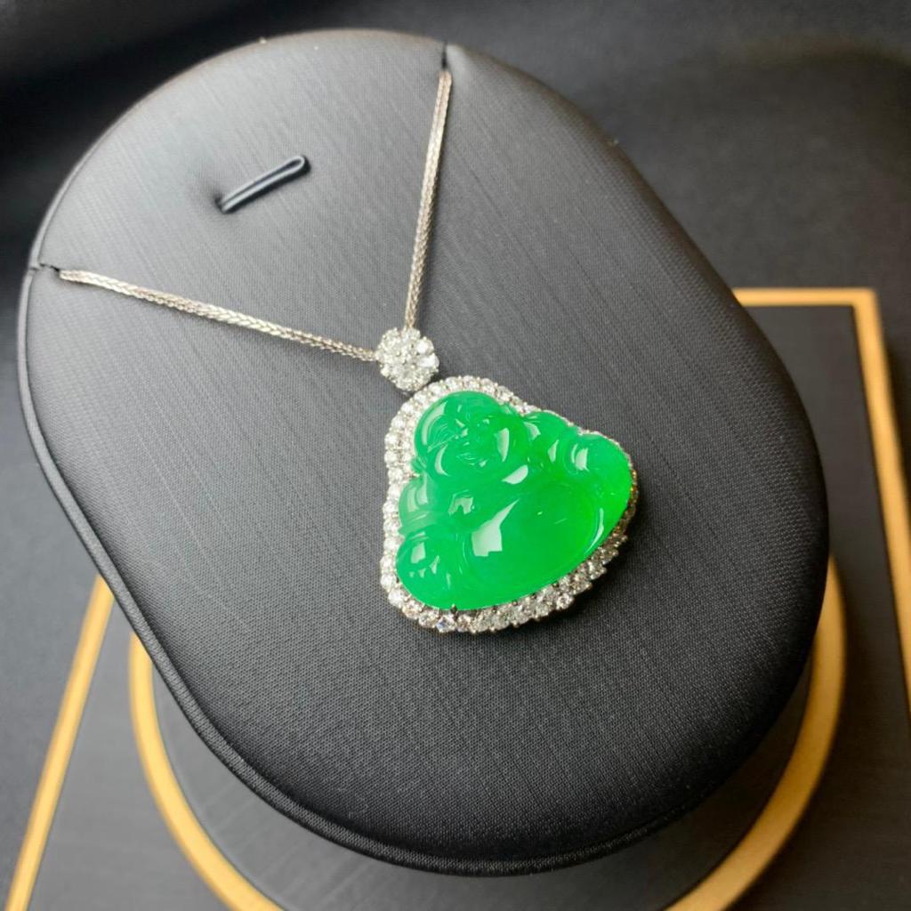 冰陽綠佛公吊墜