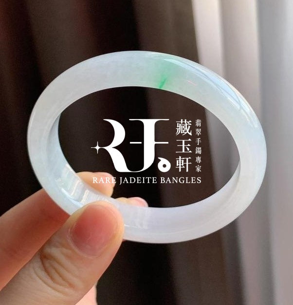 冰飄綠花貴妃鐲