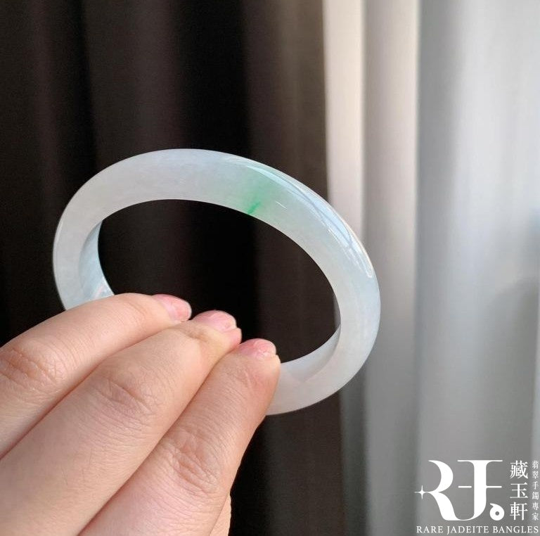 冰飄綠花貴妃鐲