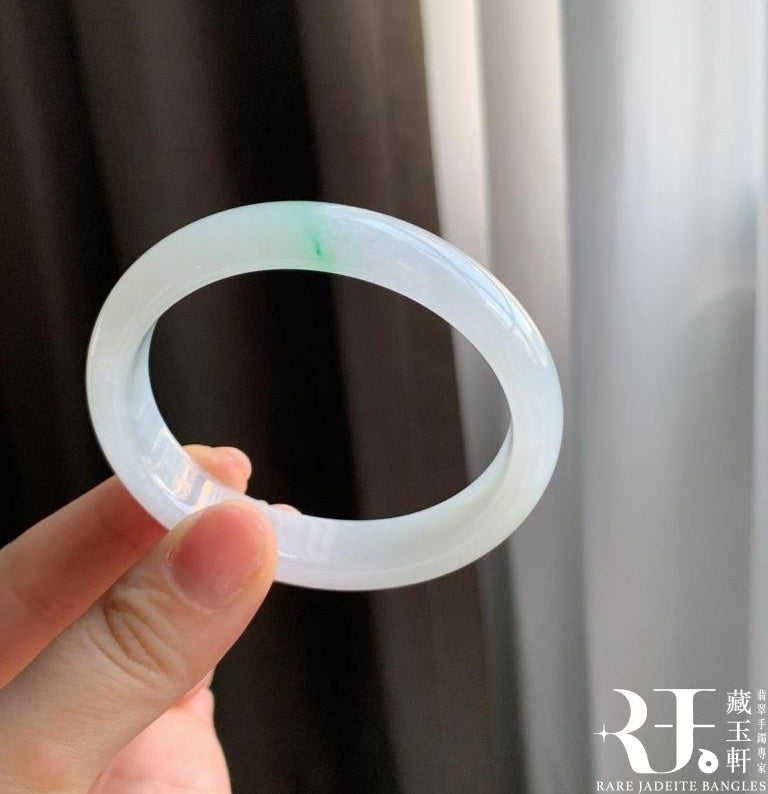 冰飄綠花貴妃鐲