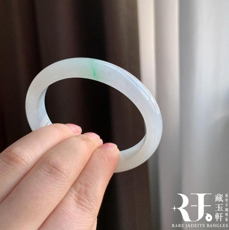 冰飄綠花貴妃鐲