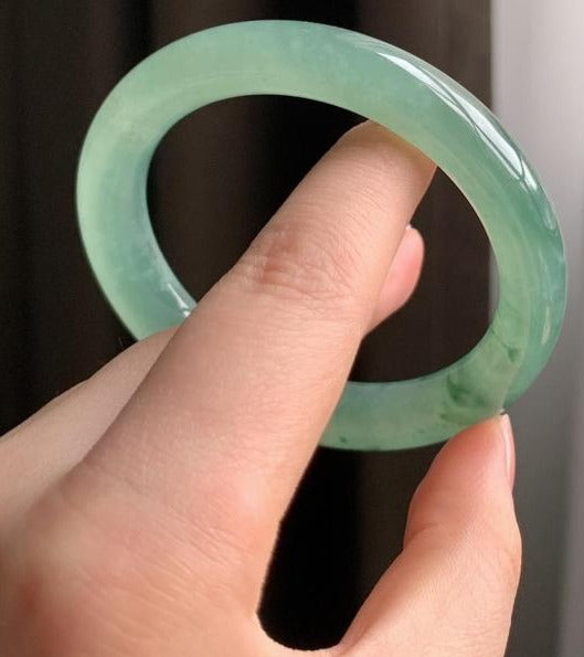 高冰飄綠花福鐲