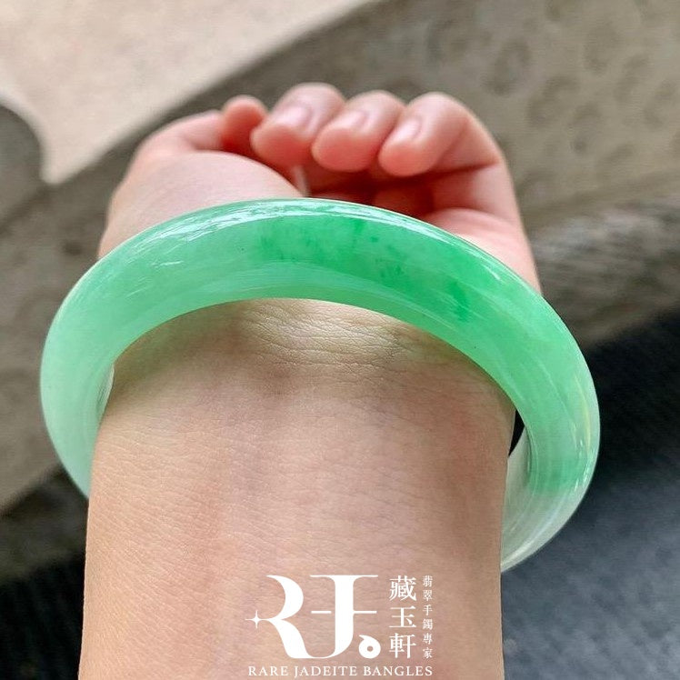 冰飄陽綠花平安鐲