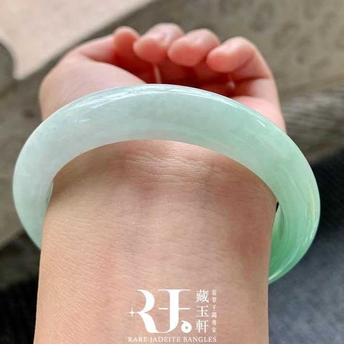 冰飄陽綠花平安鐲