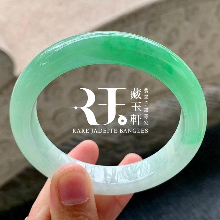 冰飄陽綠花平安鐲