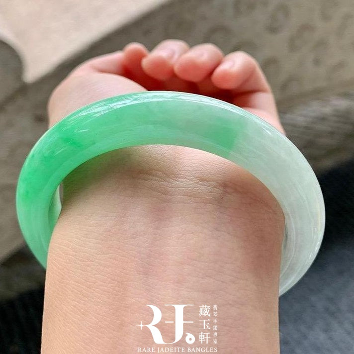 冰飄陽綠花平安鐲