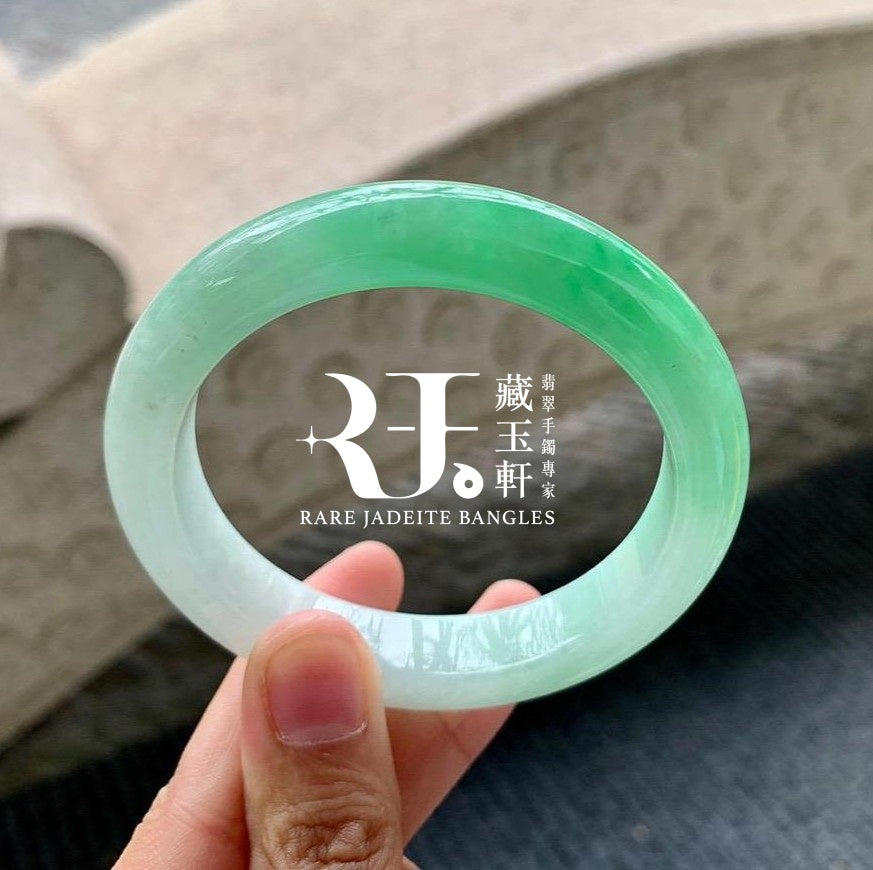 冰飄陽綠花平安鐲