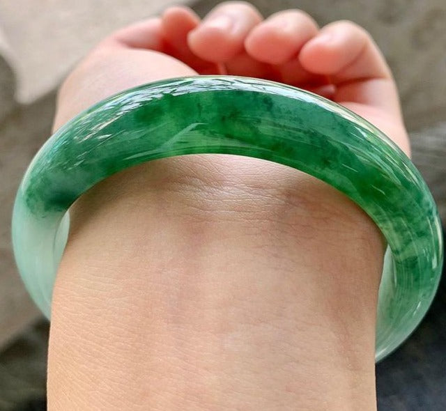 冰飄辣陽綠平安鐲