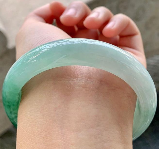 冰飄辣陽綠平安鐲