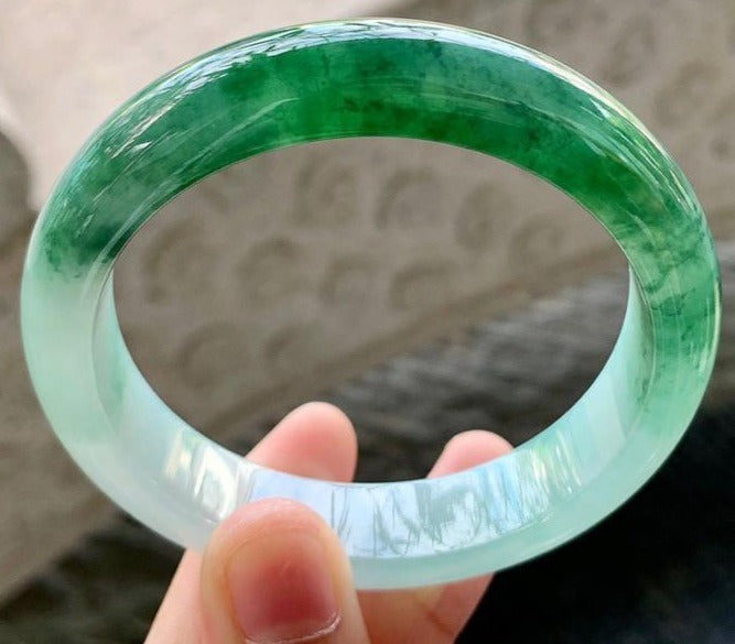 冰飄辣陽綠平安鐲