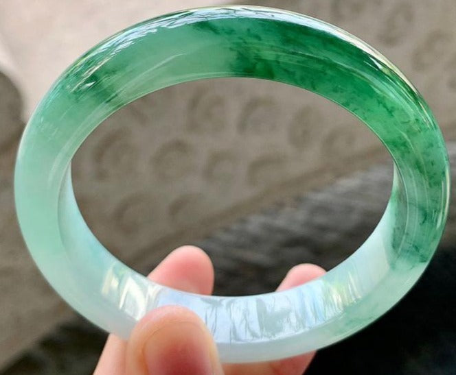 冰飄辣陽綠平安鐲