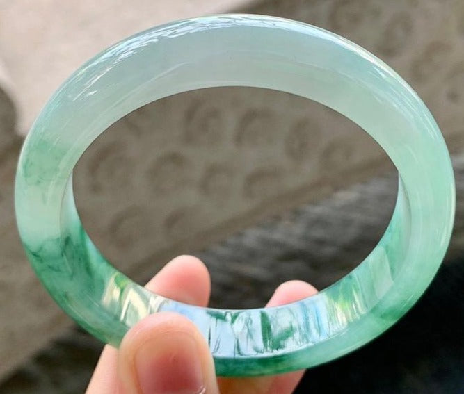 冰飄辣陽綠平安鐲