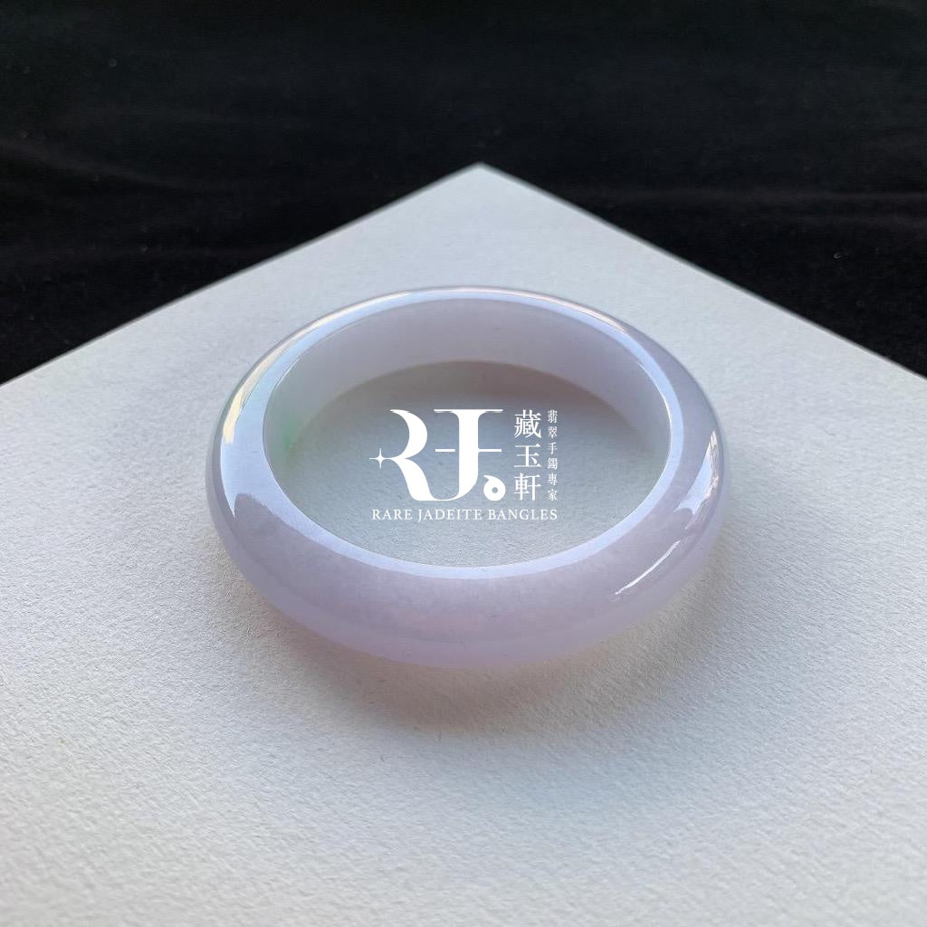 冰粉紫飄綠平安鐲