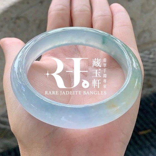 高冰三彩平安鐲