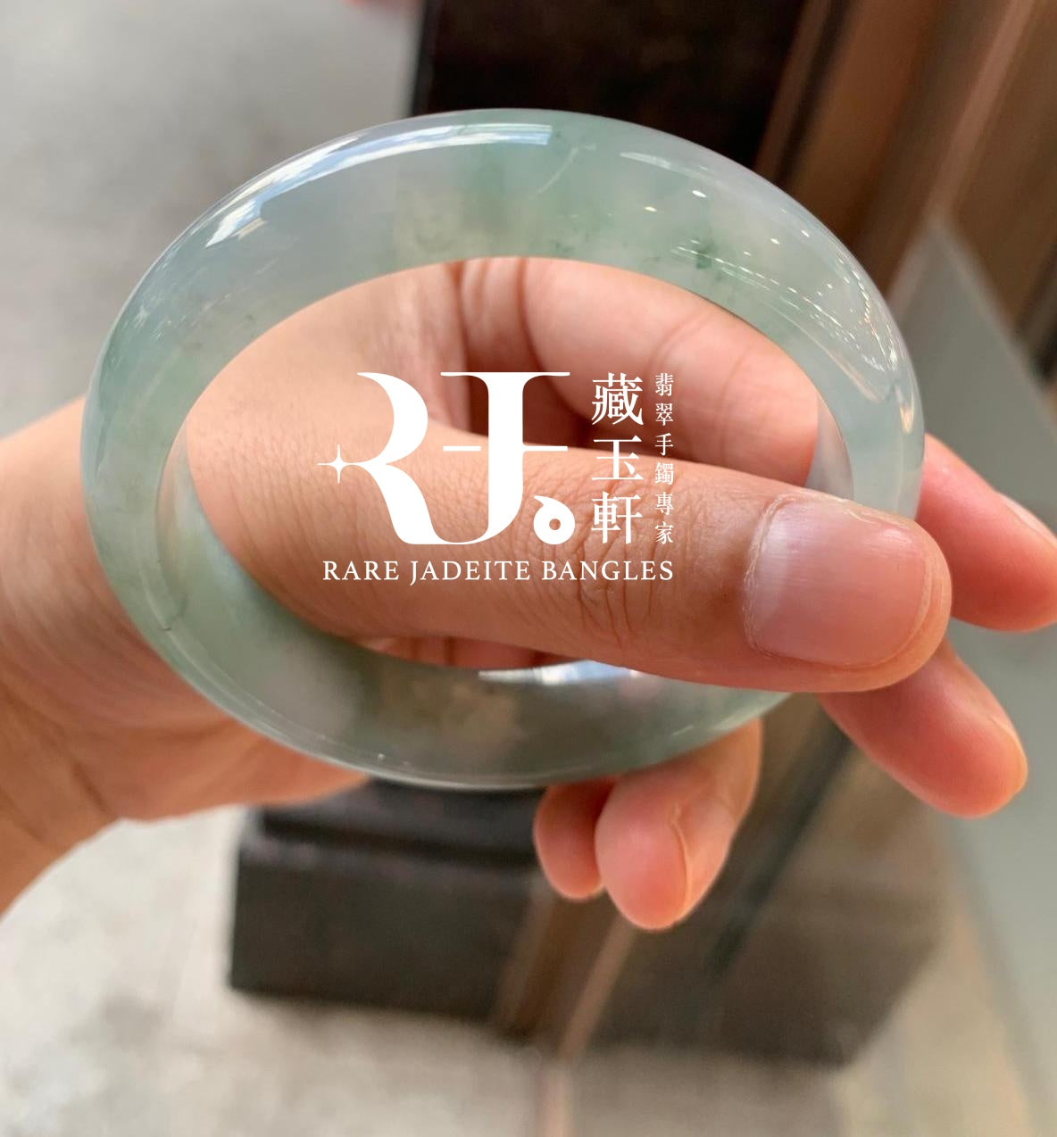 陽綠飄花平安鐲