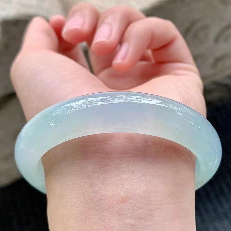 糯冰晴綠平安鐲