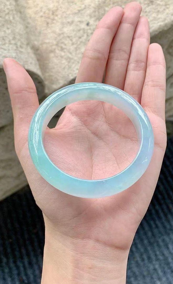 糯冰晴綠平安鐲