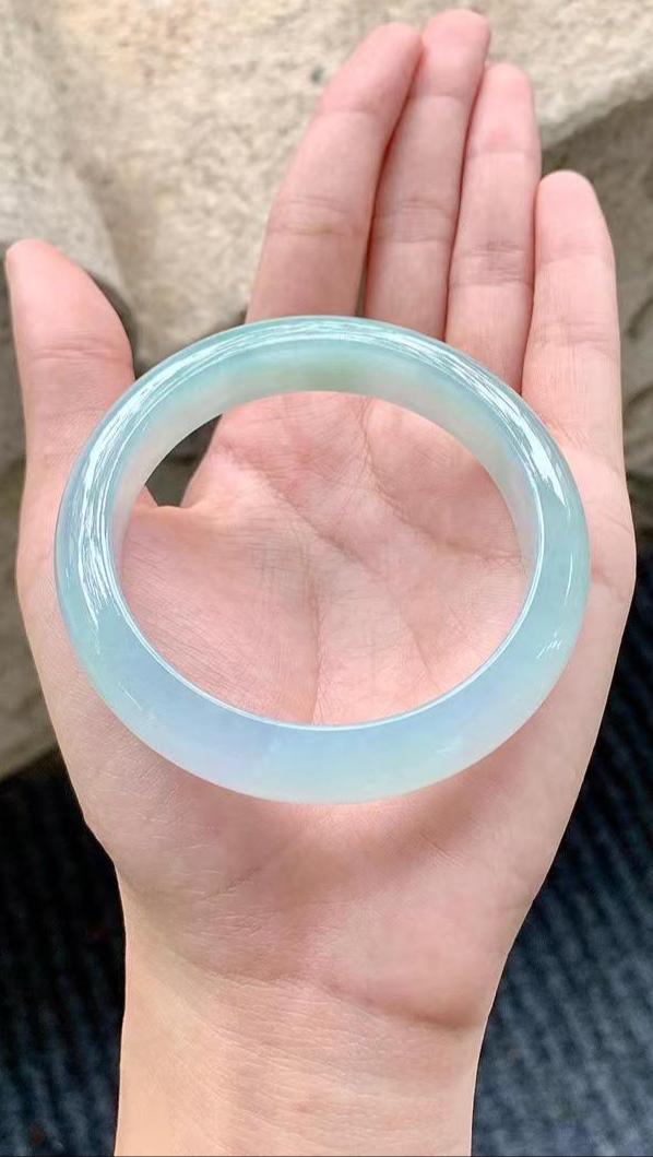 糯冰晴綠平安鐲