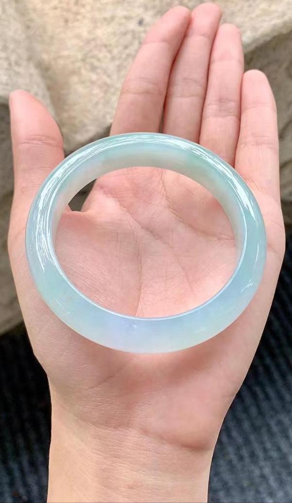 糯冰晴綠平安鐲